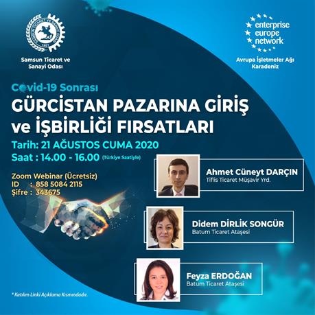 Covid 19 Sonrası Gürcistan Pazarına Giriş ve İşbirliği Fırsatları Webinarı